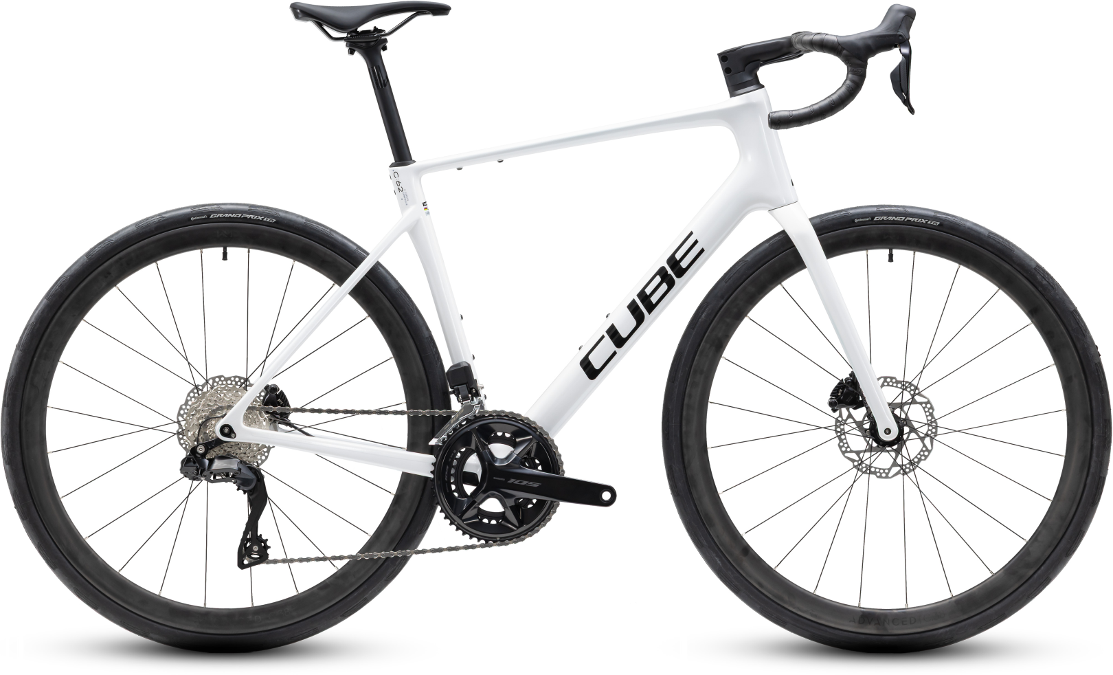 Cube Attain C:62 SLX metallicwhite´n´black